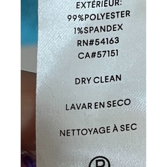 Chaps Dress 14 Blue Plaid Preppy Boho Western Retro Office 80s Neutral Feminine - Picture 14 of 15